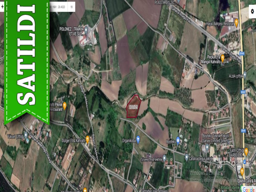Çatalca Kaleiçi Mah Satılık Arsa , 637 m2  Yolu Var Evlerin Yakını 