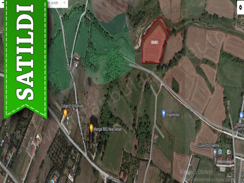 Çatalca Kaleiçi Mah Satılık Arsa , 637 m2  Yolu Var Evlerin Yakını 