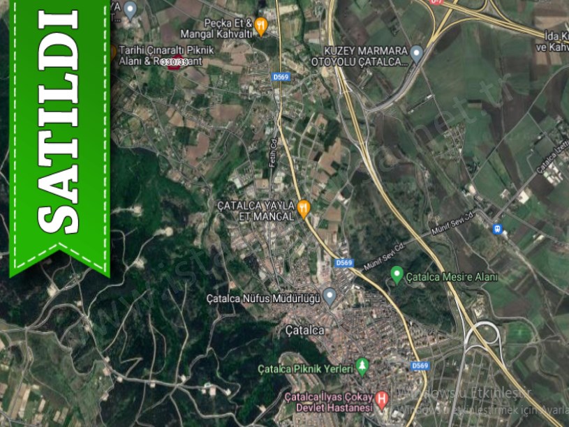 Çatalca Kaleiçi Mah Satılık Arsa , 637 m2  Yolu Var Evlerin Yakını 