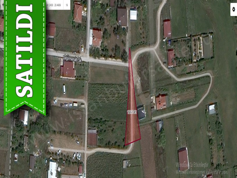 Çatalca Çanakçada Satılık Arsa , 591 M2 Müstakil Yolu Var 
