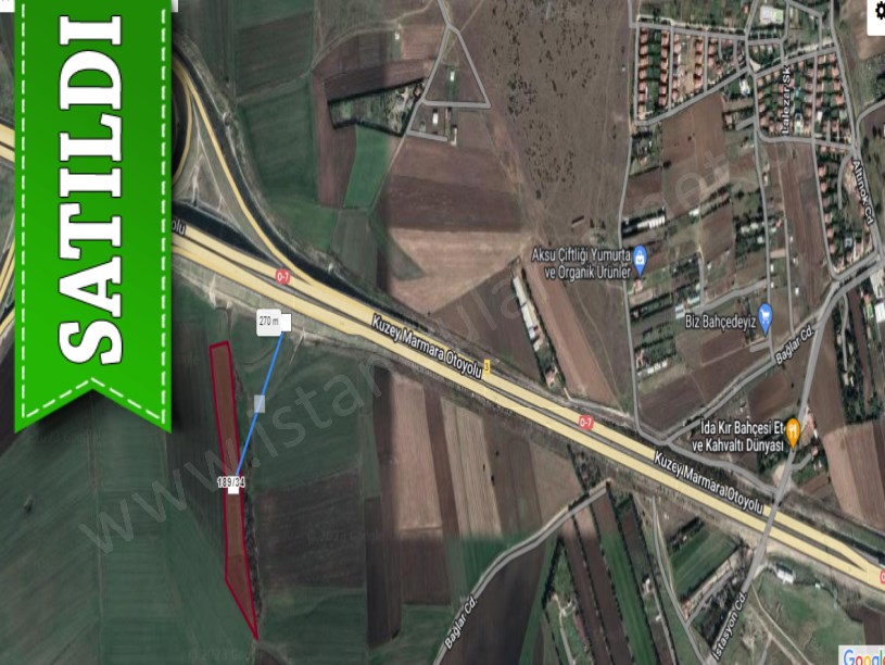 Çatalca İzzettinde Satılık Arsa , 550 m2 Hisseli Çaplı
