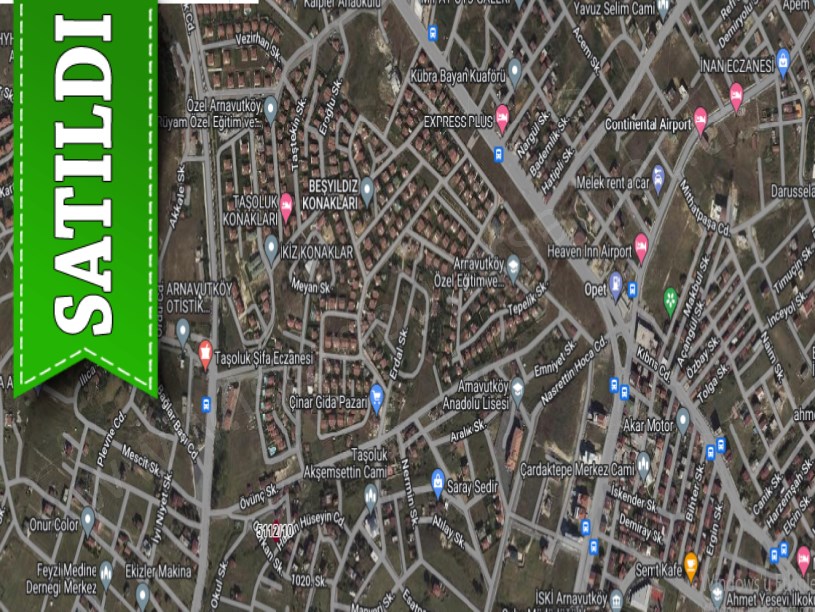 Arnavutköy Taşolukta Satılık Arsa , 388 m2 Cadde Cephe Müstakil İmarlı