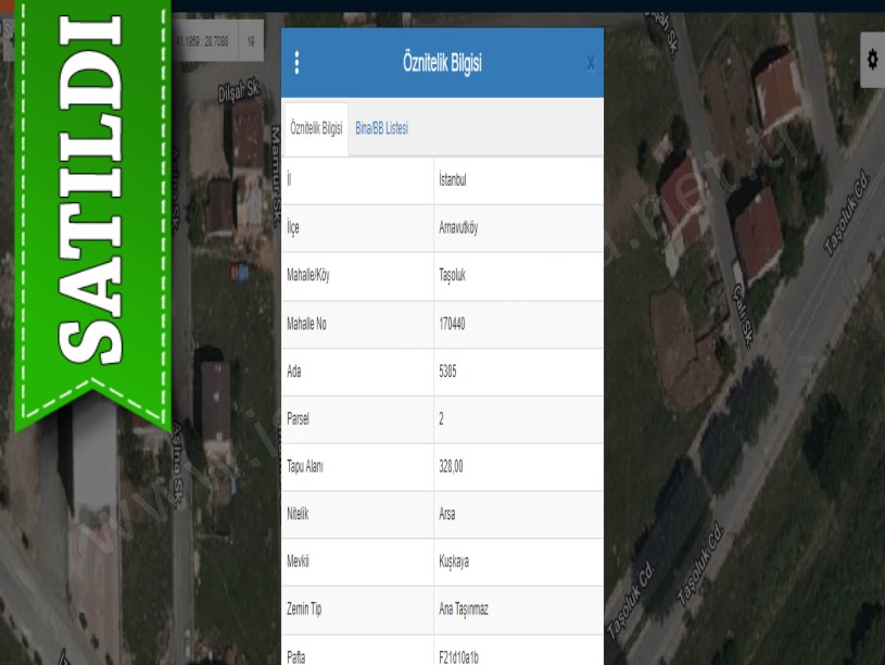 Arnavutköy Taşolukta Satılık Arsa , 628 M2 Müstakil 3 Kat Konut İmarlı