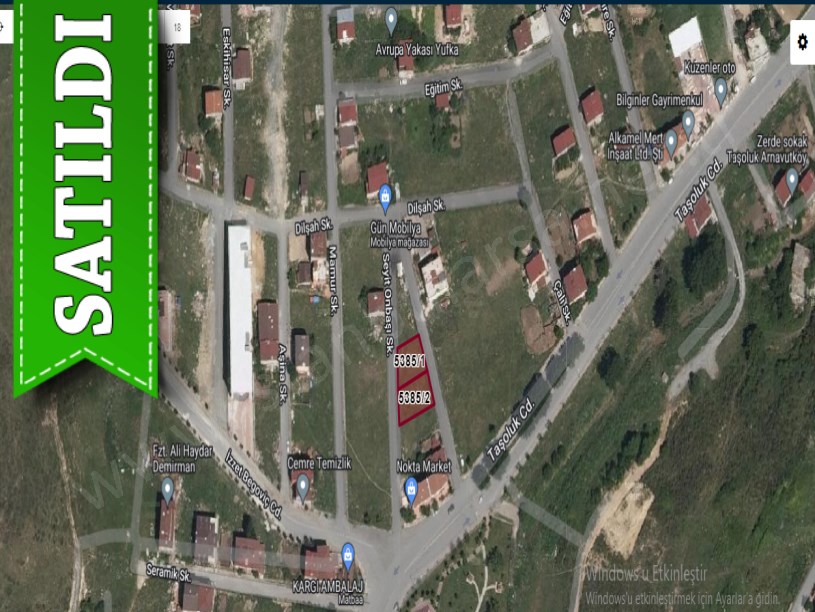 Arnavutköy Taşolukta Satılık Arsa , 628 M2 Müstakil 3 Kat Konut İmarlı