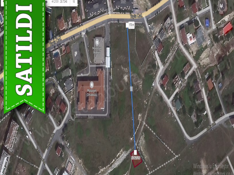 Arnavutköy Taşolukta Satılık Arsa , 330 m2 Cadde Cephe Müstakil Konut İmarlı 