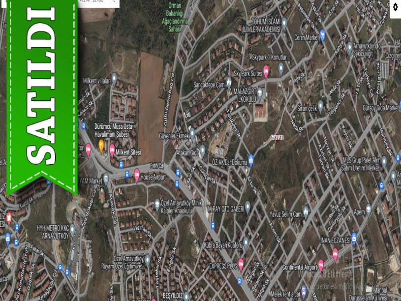 Arnavutköy Taşolukta Satılık Arsa , 330 m2 Cadde Cephe Müstakil Konut İmarlı 