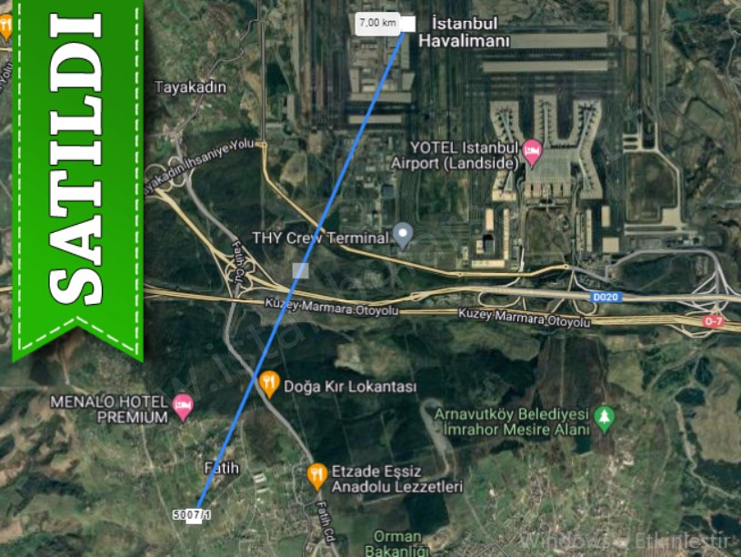 Arnavutköy Taşolukta Satılık Arsa , 304 M2 Müstakil İmarlı