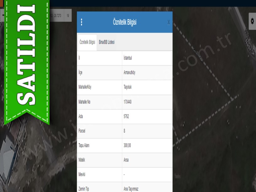 Arnavutköy Taşolukta Satılık Arsa , 300 M2 Cadde Cephe Müstakil İmarlı