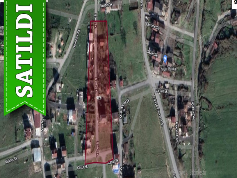 Arnavutköy Taşolukta Satılık Arsa , 250 m2 Etrafı Çevrili Hisseli Merkezde 