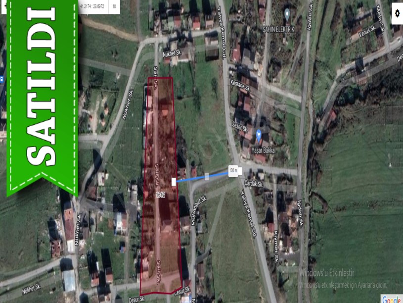 Arnavutköy Taşolukta Satılık Arsa , 250 m2 Etrafı Çevrili Hisseli Merkezde 