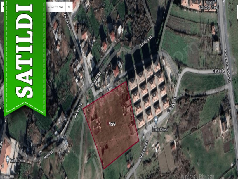 Arnavutköy Taşolukta Satılık Arsa , 310 M2 Etrafı Taş Duvarla Çevrili Hisseli 