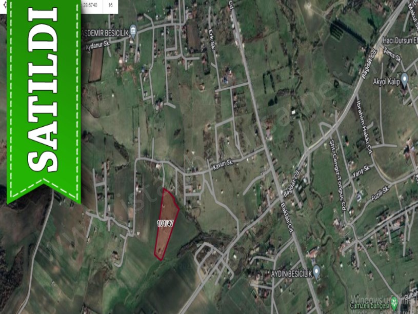 Arnavutköy Çilingirde Satılık Arsa , 243 m2 İçinde 2 Odalı Hobi Bahçesi Var 