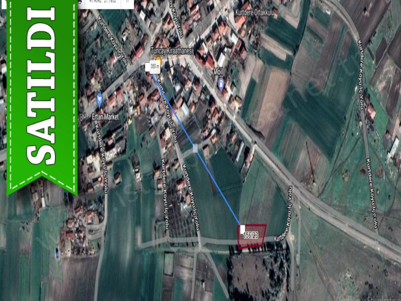 Tekirdağ Saray Kurtderede Satılık Arsa , 2,200 M2 Müstakil Köy İçinde İmarlı