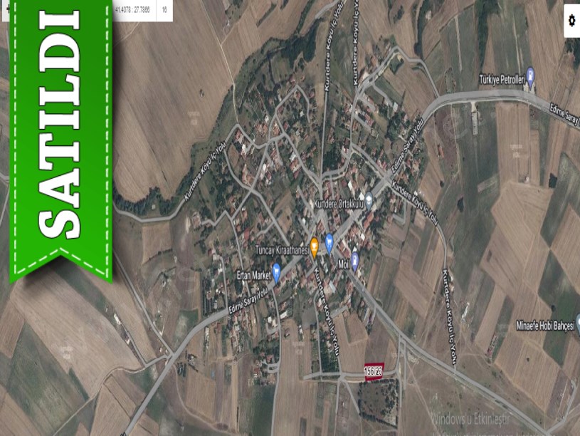 Tekirdağ Saray Kurtderede Satılık Arsa , 2,200 M2 Müstakil Köy İçinde İmarlı