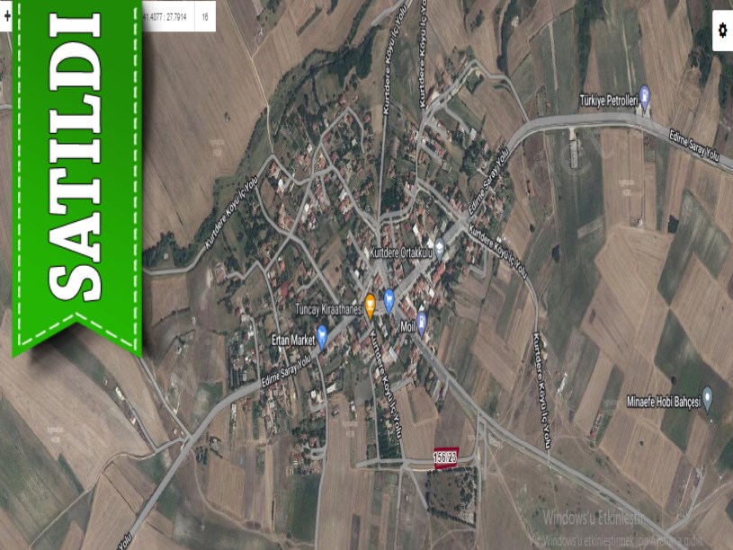 Tekirdağ Saray Kurtderede Satılık Arsa , 2,200 M2 Müstakil Köy İçinde İmarlı