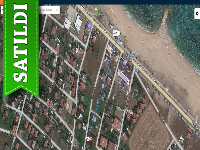 Arnavutköy Karaburunda Satılık Arsa , 222 M2 Müstakil Denize Yakın