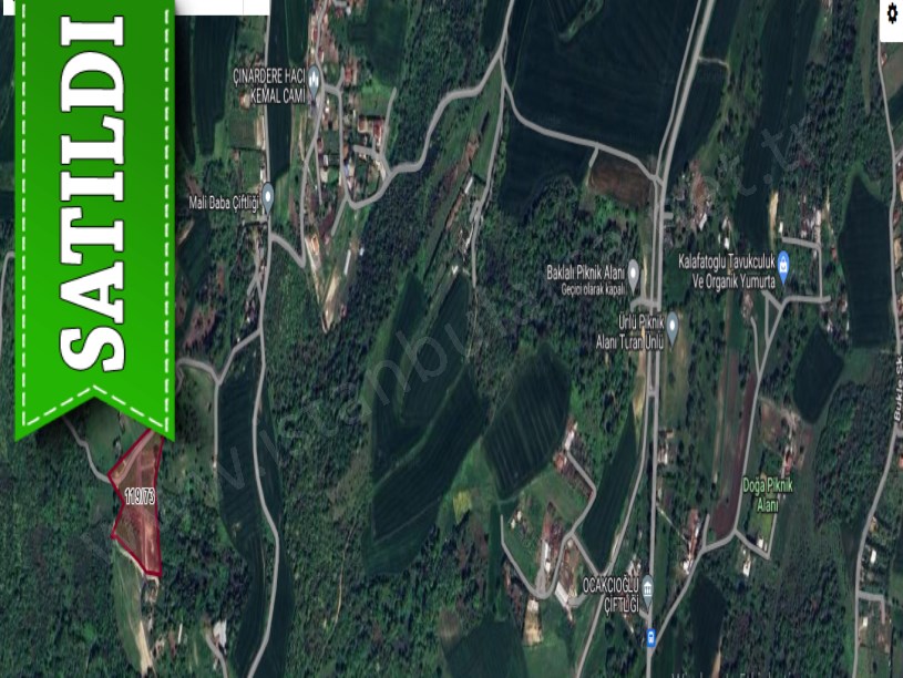 Arnavutköy Boyalıkta Satılık Arsa , 816 M2 Yolu Var Evlerin Yakını 
