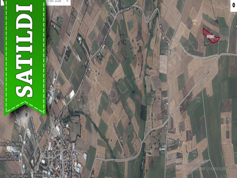 Silivri Fenerköyde Satılık Arsa , 505 m2 Yolu Var Çaplı Hisseli 
