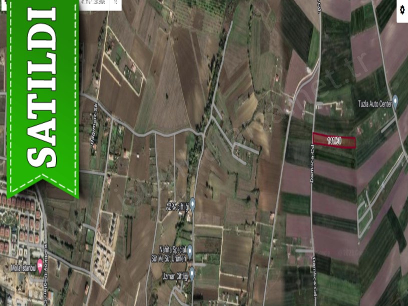 Çatalca Ovayenicede Satılık Arsa , 575 M2 Cadde Cephe Hisseli Çaplı