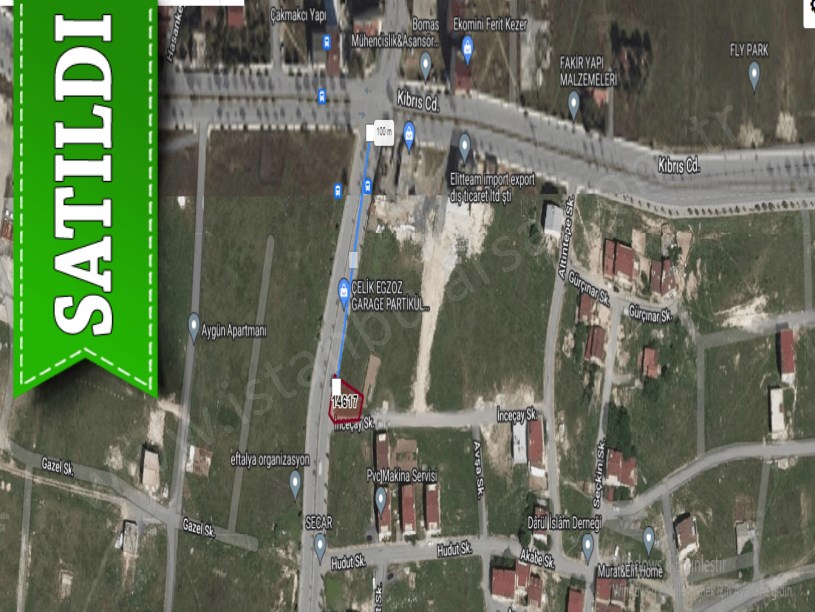 Arnavutköy Yavuzselim Mah Satılık Arsa , 300 m2 Cadde Cephe Köşebaşı İmarlı