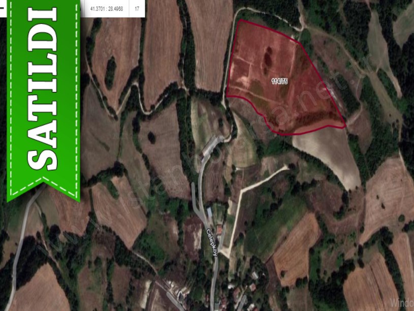 Çatalca Celepköyde Satılık Arsa , 1,608 M2 Çaplı Yolu Var Evlerin Yakını 