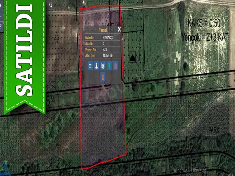 Arnavutköy Haraççıda Satılık Arsa , 333 M2 Çevrili Cadde Cephe 