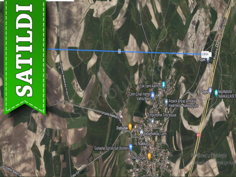 Çatalca Nakkaşta  Satılık  Arsa , 258 m2 Hisseli 