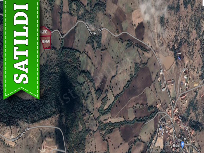 Edirne Enez Hisarlı Köyünde Satılık Tarla , 13,685 m2 Müstakil Yolu Var