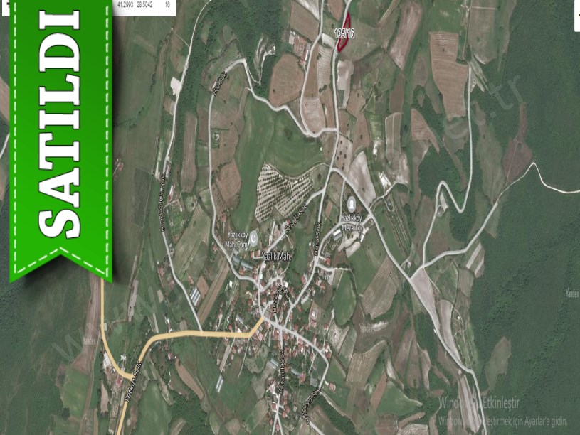 Çatalca Yazlıkköyde Satılık Tarla , 1,700 m2 Müstakil Yolu Var Çevrili 
