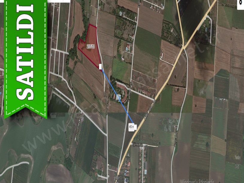 Çatalca Çakılda Satılık Arsa , 1,110 M2 Yola Cephe Evlerin Yakını 