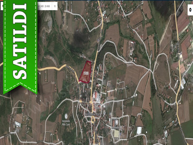 Çatalca Kestanelikte Satılık Arsa , 275 M2 Çevrili Merkezde 