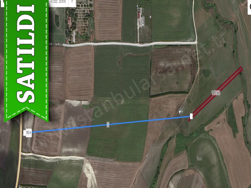 Çatalca İzzettinde Satılık Arsa , 312 M2 Çaplı Çevrili Evlerin Yakını