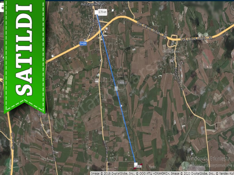 Çatalca İzzettinde Satılık Arsa , 312 M2 Çaplı Çevrili Evlerin Yakını