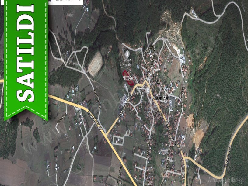 Çatalca Akalanda Satılık Arsa , 300 m2 Köy İçi Evlerin Yakını 