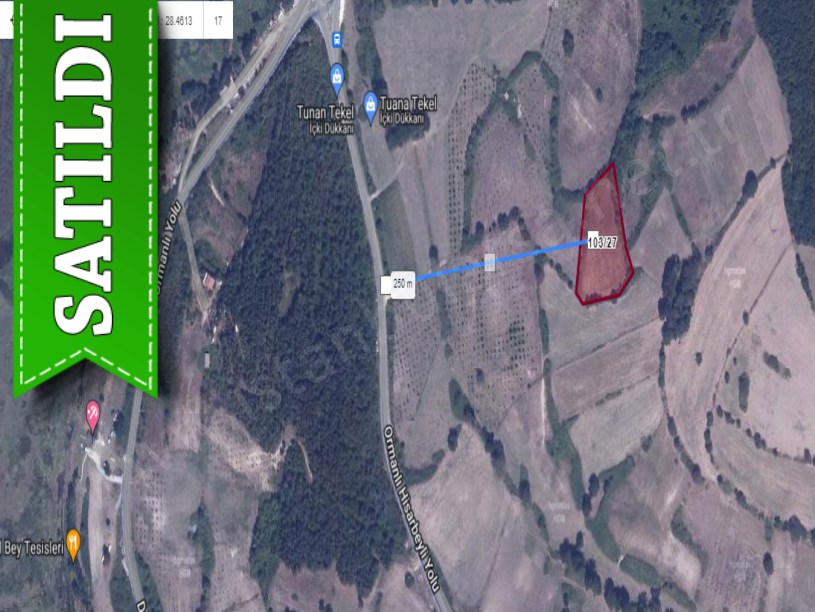Çatalca Hisarbeylide Satılık Arsa , 220 M2 Yola Cephe Hisseli 