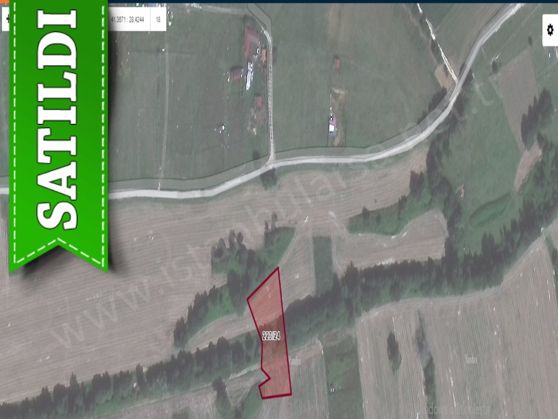 Çatalca Çiftlikköyde Satılık Arsa , 330 m2 Çaplı Muvafakatnameli Çevrili 