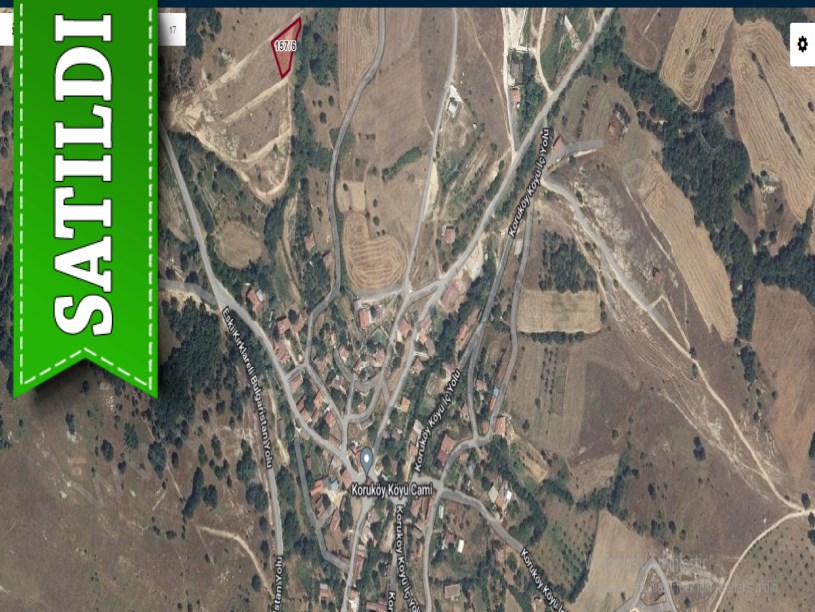 Kırklareli Merkez Koruköy Satılık Arsa , 893 m2 İmarlı Müstakil 