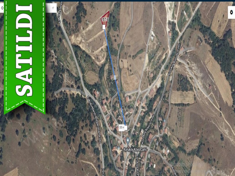 Kırklareli Merkez Koruköy Satılık Arsa , 893 m2 İmarlı Müstakil 