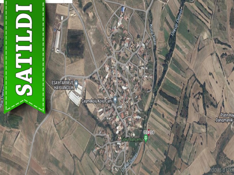 Kırklareli Lüleburgaz Çeşmekolu Köyünde Satılık Tarla , 300 m2 Tek Tapu