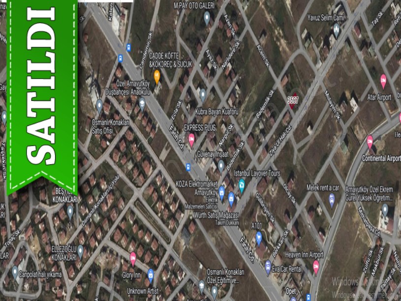 Arnavutköy Yavuzselim Mah Satılık Arsa , 213 m2 Caddeye Yakın İmarlı Müstakil