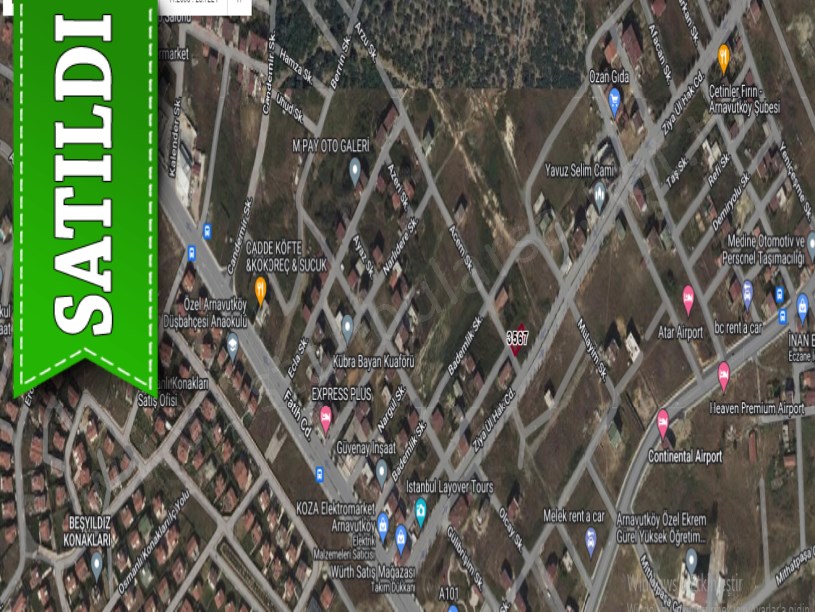 Arnavutköy Yavuzselim Mah Satılık Arsa , 213 m2 Caddeye Yakın İmarlı Müstakil