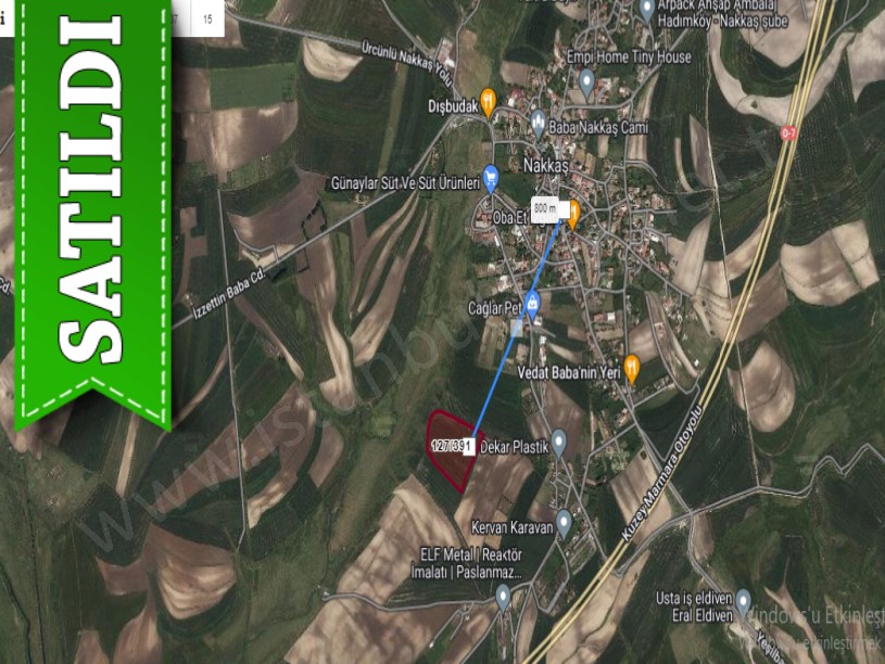 Çatalca Nakkaşta  Satılık Arsa , 2,412 M2 Evlere Yakın Hisseli
