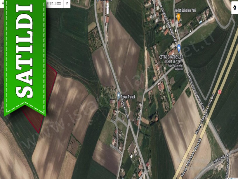 Çatalca Nakkaşta  Satılık Arsa , 2,412 M2 Evlere Yakın Hisseli