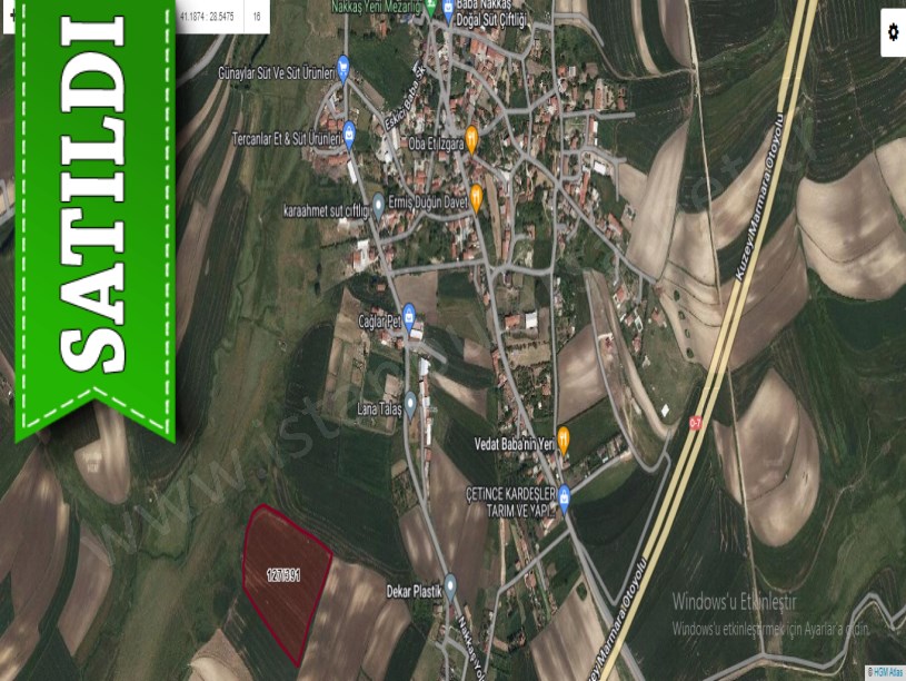 Çatalca Nakkaşta  Satılık Arsa , 2,412 M2 Evlere Yakın Hisseli