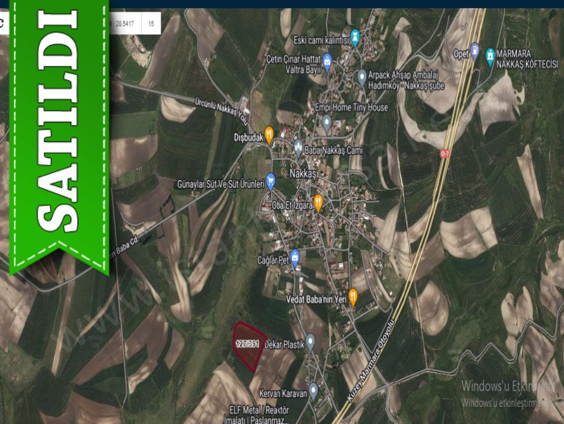 Çatalca Nakkaşta  Satılık Arsa , 2,412 M2 Evlere Yakın Hisseli