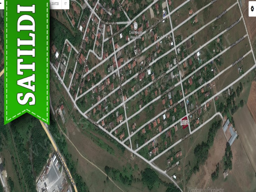 Arnavutköy Yeniköyde Satılık Arsa , 408 m2 Köşebaşı İmarlı