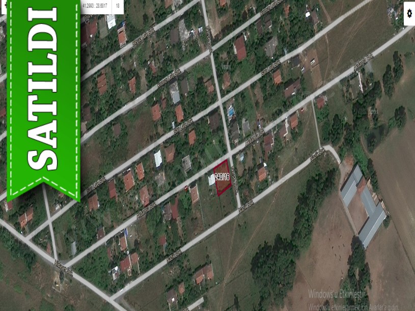 Arnavutköy Yeniköyde Satılık Arsa , 408 m2 Köşebaşı İmarlı