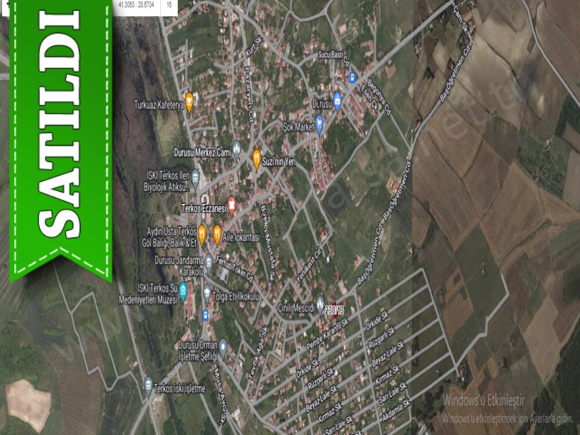 Arnavutköy Yeniköyde Satılık Arsa , 377 M2 Cadde Cephe Merkezde 
