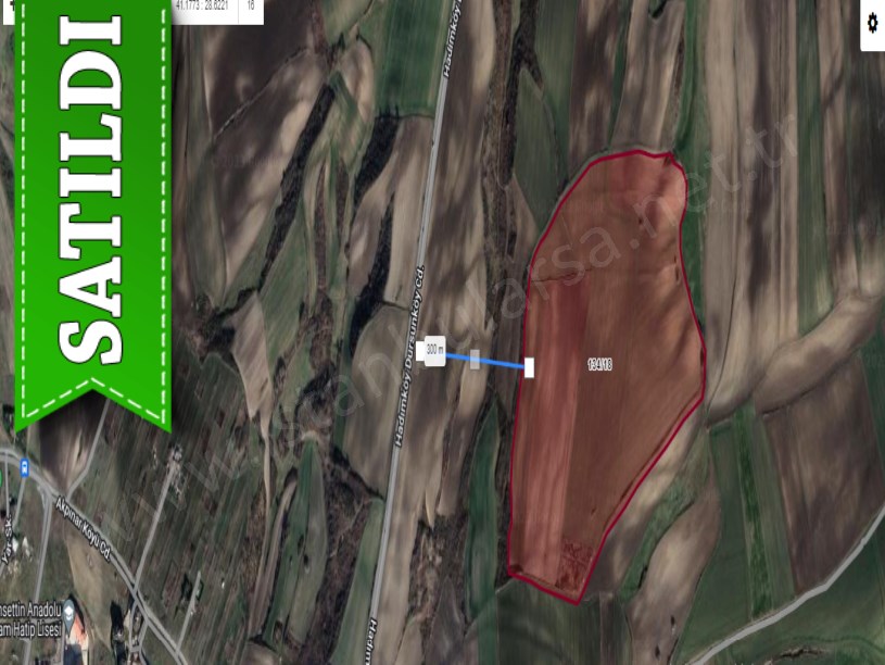 Arnavutköy Dursunköyde Satılık Arsa , 1,500 M2 Hisseli Caddeye Yakın