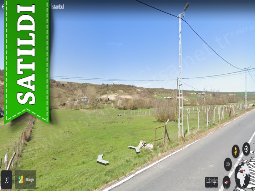 Arnavutköy Dursunköyde Satılık Arsa , 778 M2 Hisseli Cadde Cephe 